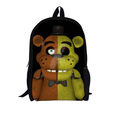 Children s Backpack Hot 3D Cartoon Game Five Nights at Freddy s