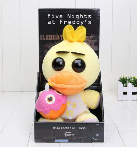 Ready Stock FNAF Five Nights At Freddy's Plush Toy Stuffed Animal Chica  Bonny Foxy Fans Gift zfDn