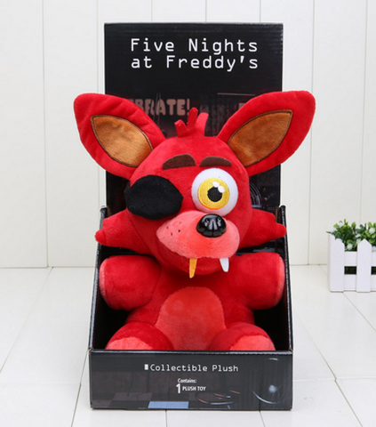 25cm FNAF Five Nights At Freddy's Foxy Chica Bonnie Golden Freddy Plush Toy