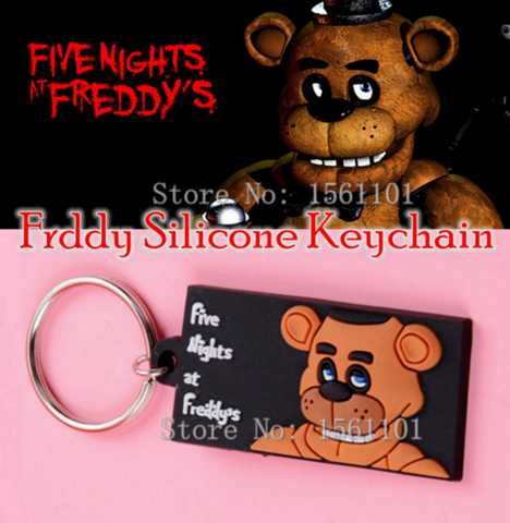 Freddy Keychain Toy Top Quality Silicone Brinquedos