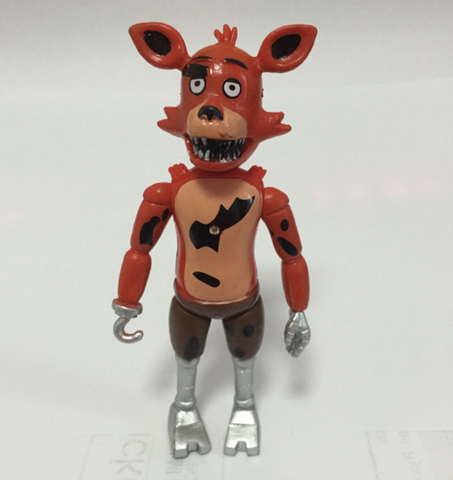 New 5Pcs FNAF Anime figure with light Five Nights Game Pvc Action