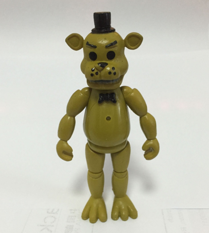 New 5Pcs FNAF Anime figure with light Five Nights Game Pvc Action