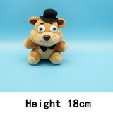 Five Nights At Freddy's 4 FNAF Freddy Fazbear Bear Fox Foxy Chica Bonnie Plush Toy 18cm 25cm